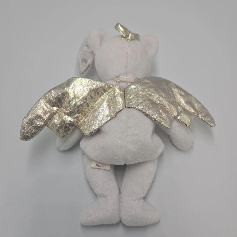 Ty Beanie Babies 2000 Halo II the Angel‎ Bear  ORIGINAL